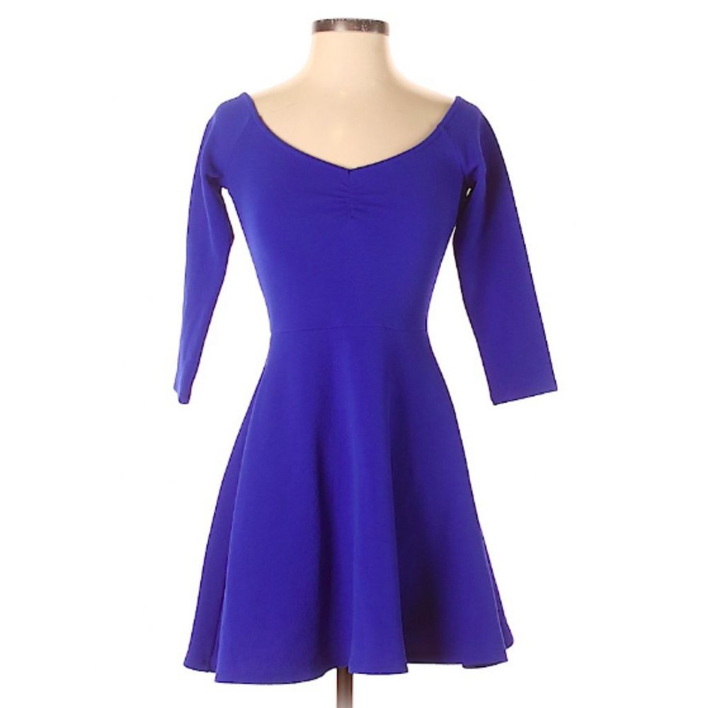 NWOT Sexy Spring Cobalt Blue Skater Dress